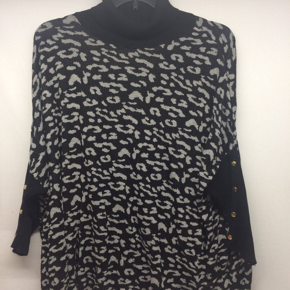 Avenue Women's Sweater 26/28 Turtle Neck Dolman Sleeve